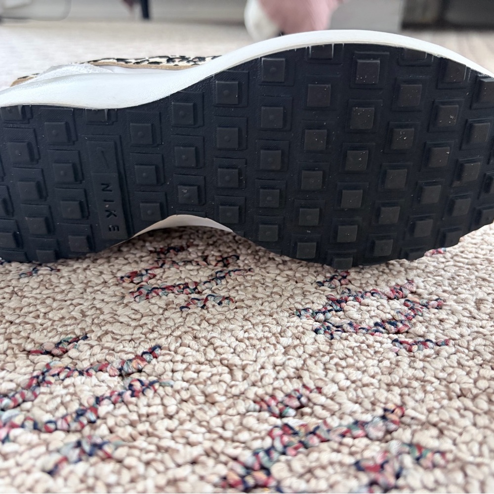 Nike Women's White and Animal Print Sneakers - Picture 3 of 3